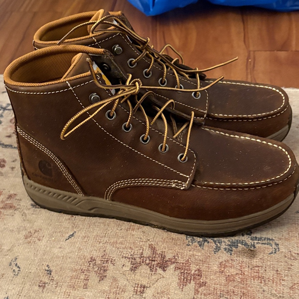 Carhartt Dark Brown Leather Boots